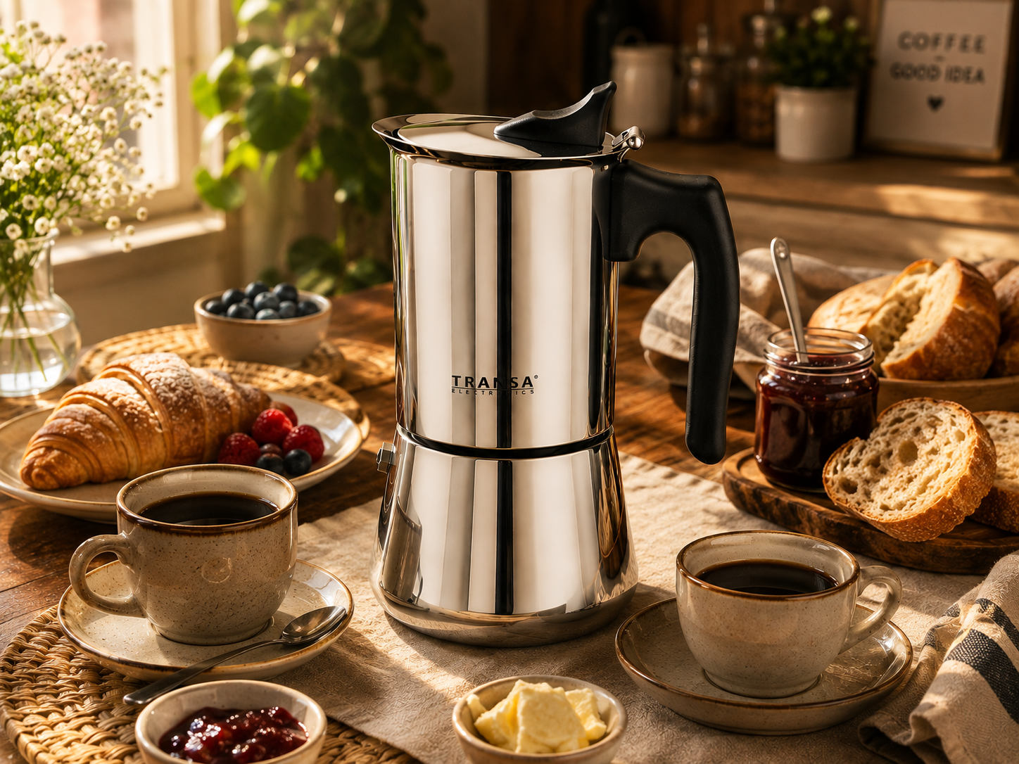 Kawa przygotowana w kawiarce Caffè 6 Tz Transa Electronics